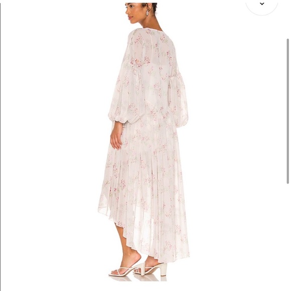 MAJORELLE The Foat Midi Dress in Lavender Floral - Picture 3 of 14